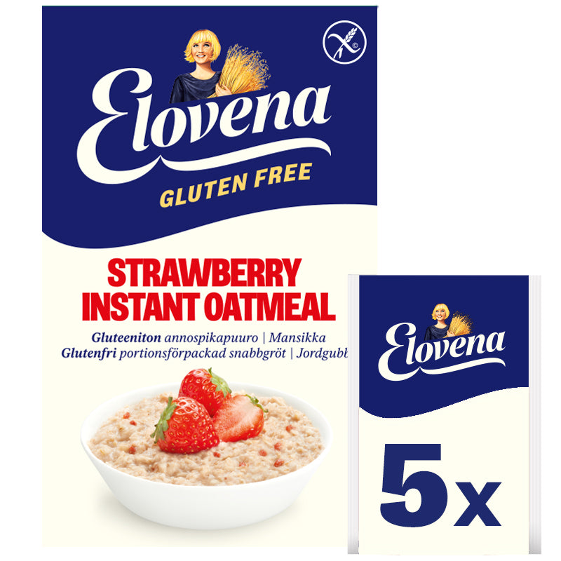 Elovena 200g gluten free strawberry instant oat meal