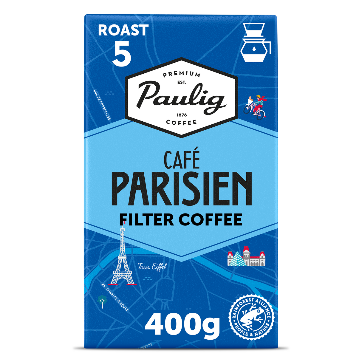 Paulig Café Parisien kahvi suodatinjauhatus 400g