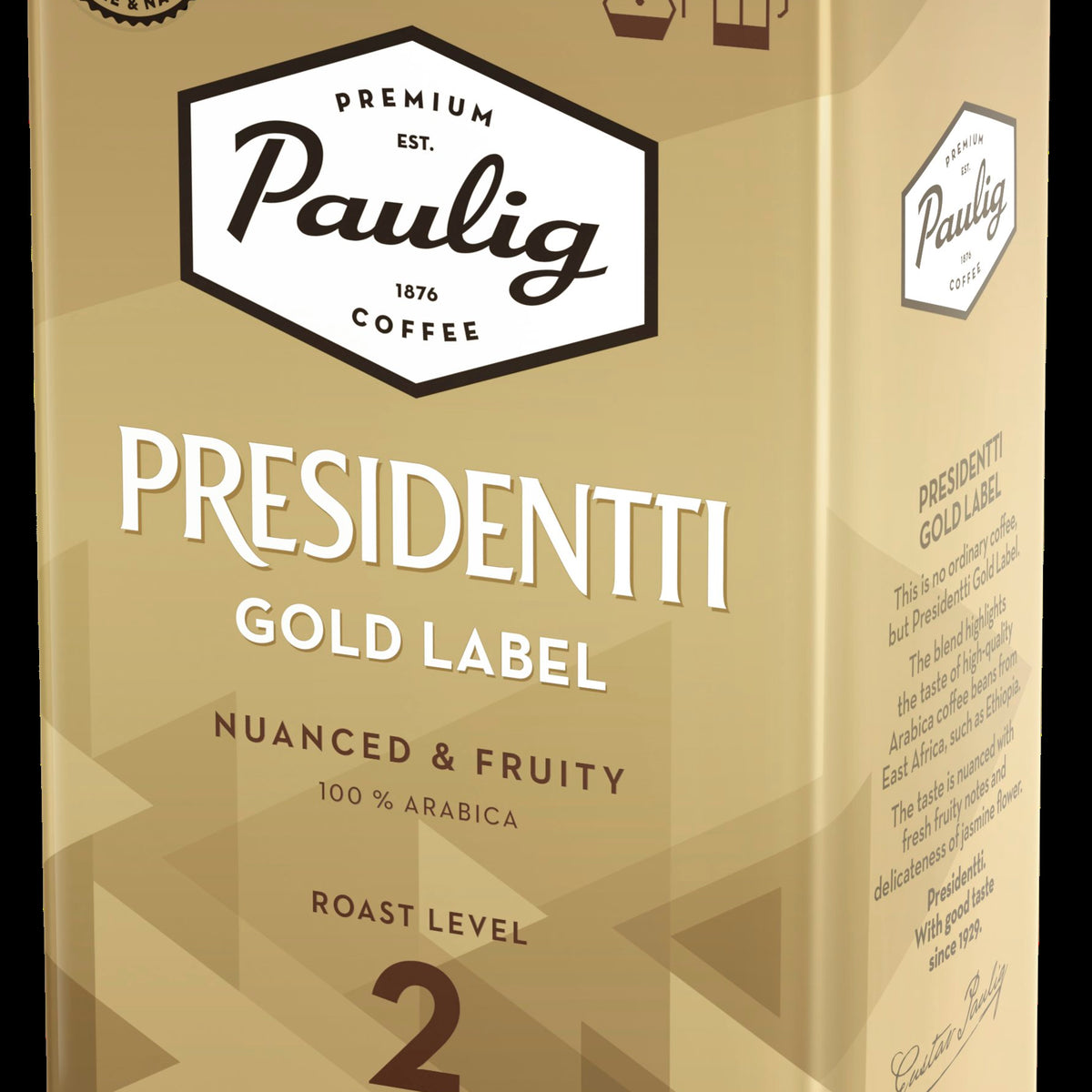 Paulig Presidentti Gold Label filter coffee 500g – Suomikauppa.fi
