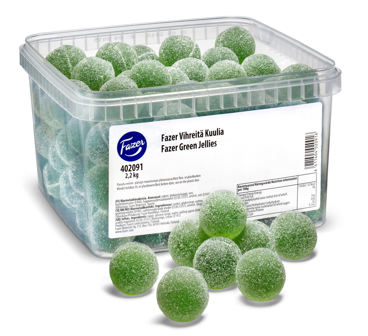 Fazer Green jellies 2,2kg