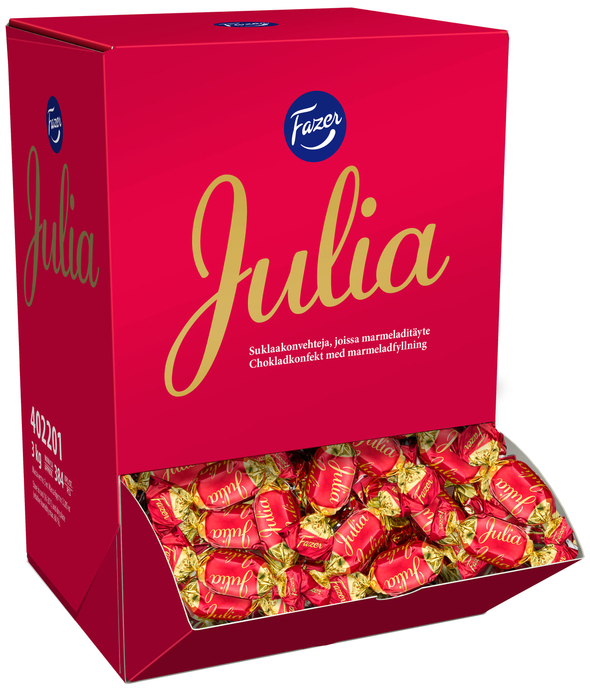 Fazer Julia jelly filled chocolate praline 3kg