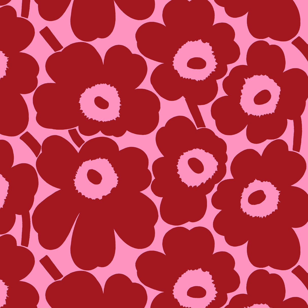 Marimekko Mini Unikko pinkkipinkki lautasliina 20kpl/24cm