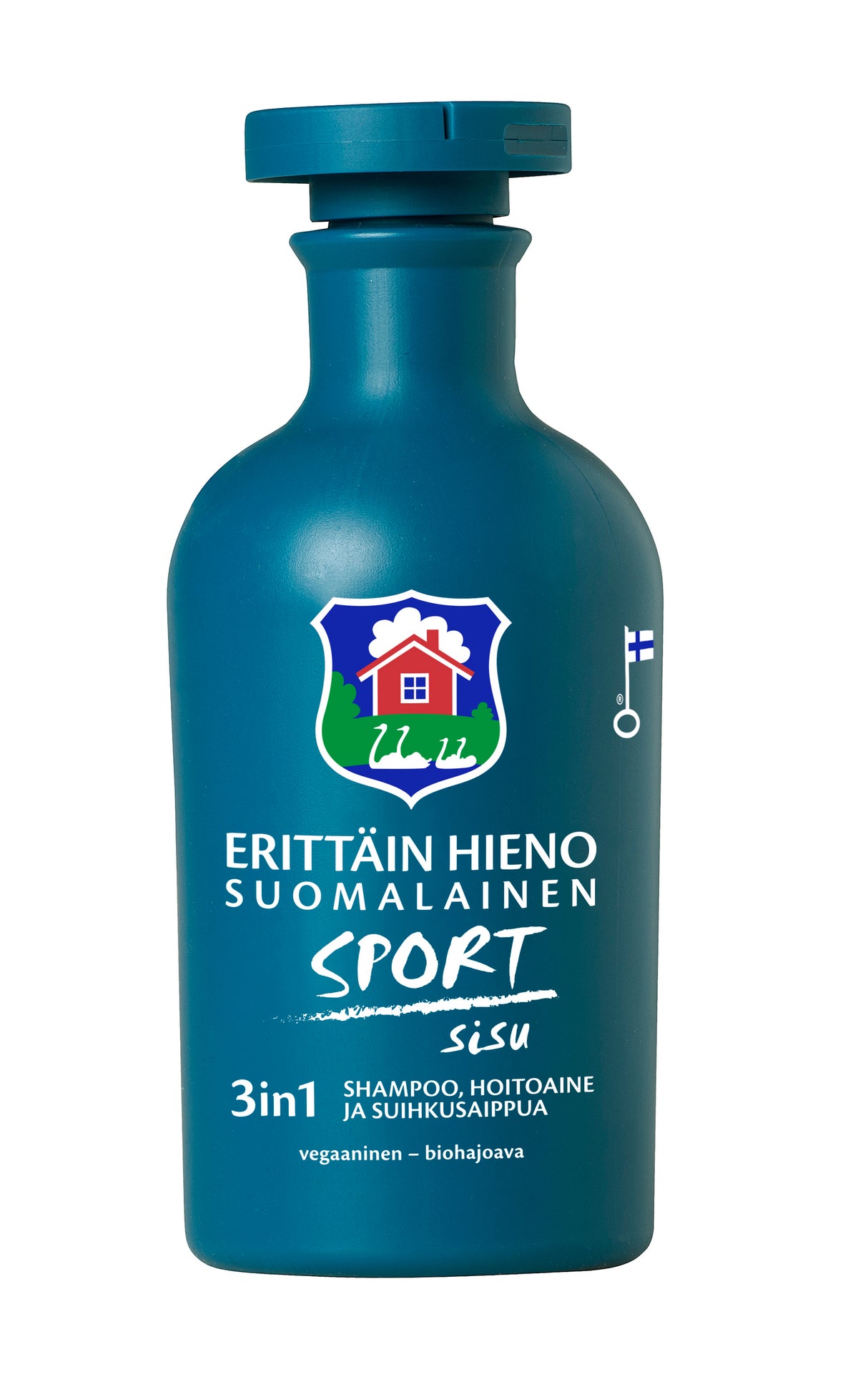 Erittäin Hieno Suomalainen Sport Sisu 3in1 shampoo, hoitoaine, suihkusaippua 300ml