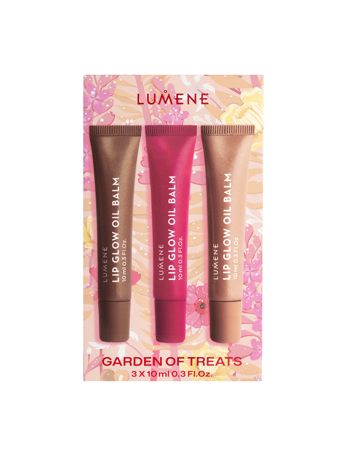 Lumene LIP GLOW Huuliöljy lahjapakkaus
