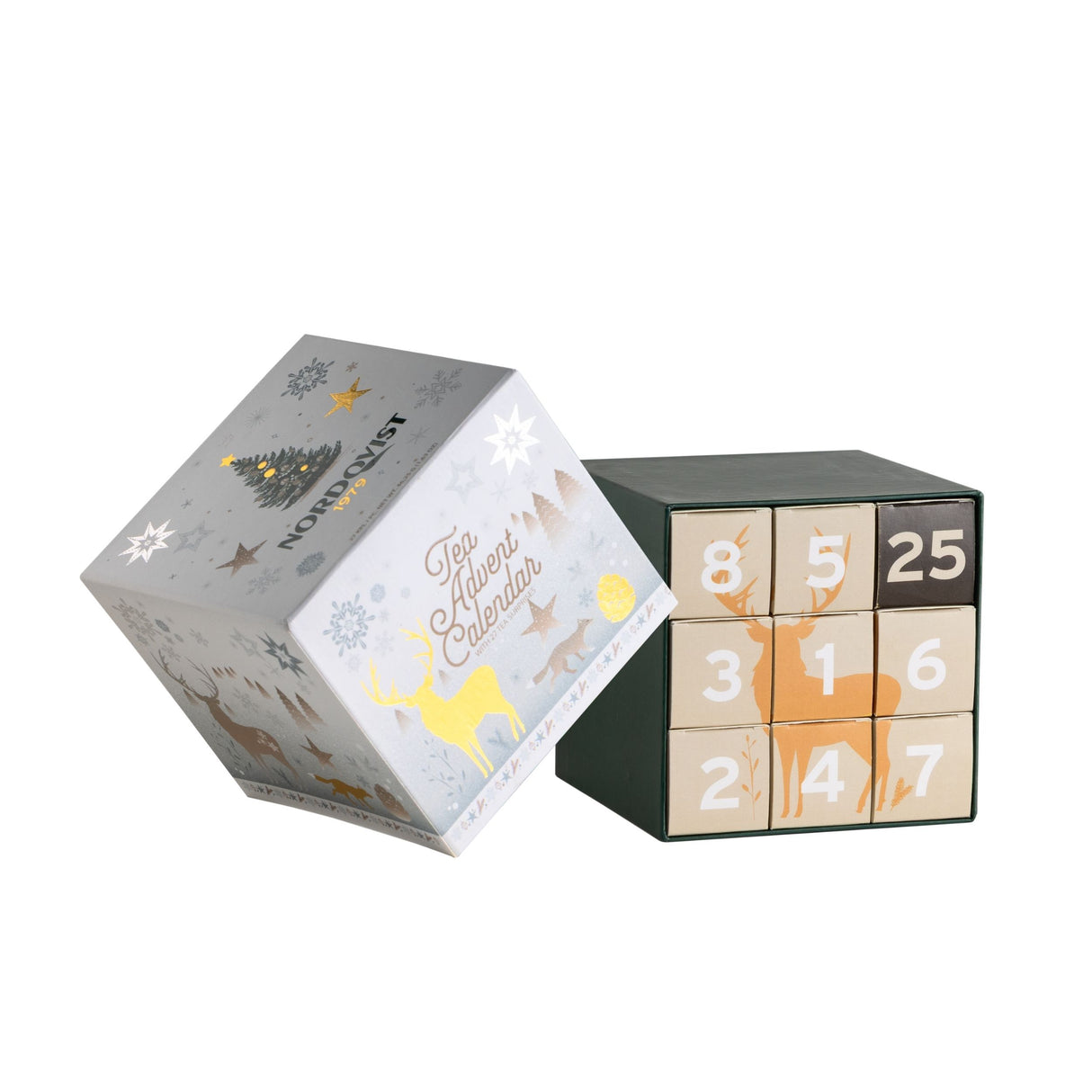 Nordqvist Teejoulukalenteri kuutio 27 pss RFA