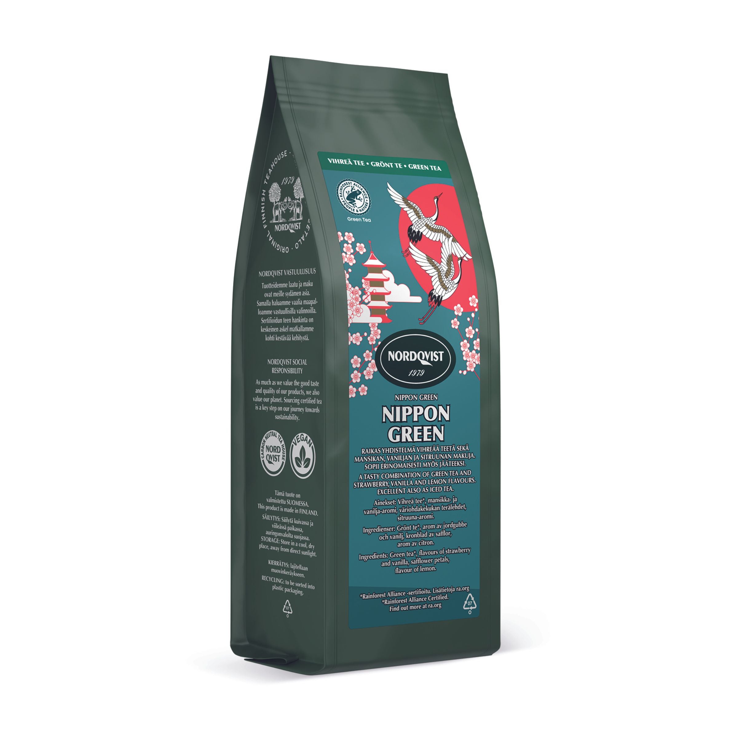 ノルドクヴィスト ニッポン グリーン 100g 緑茶 RFA認証 – Suomikauppa.fi