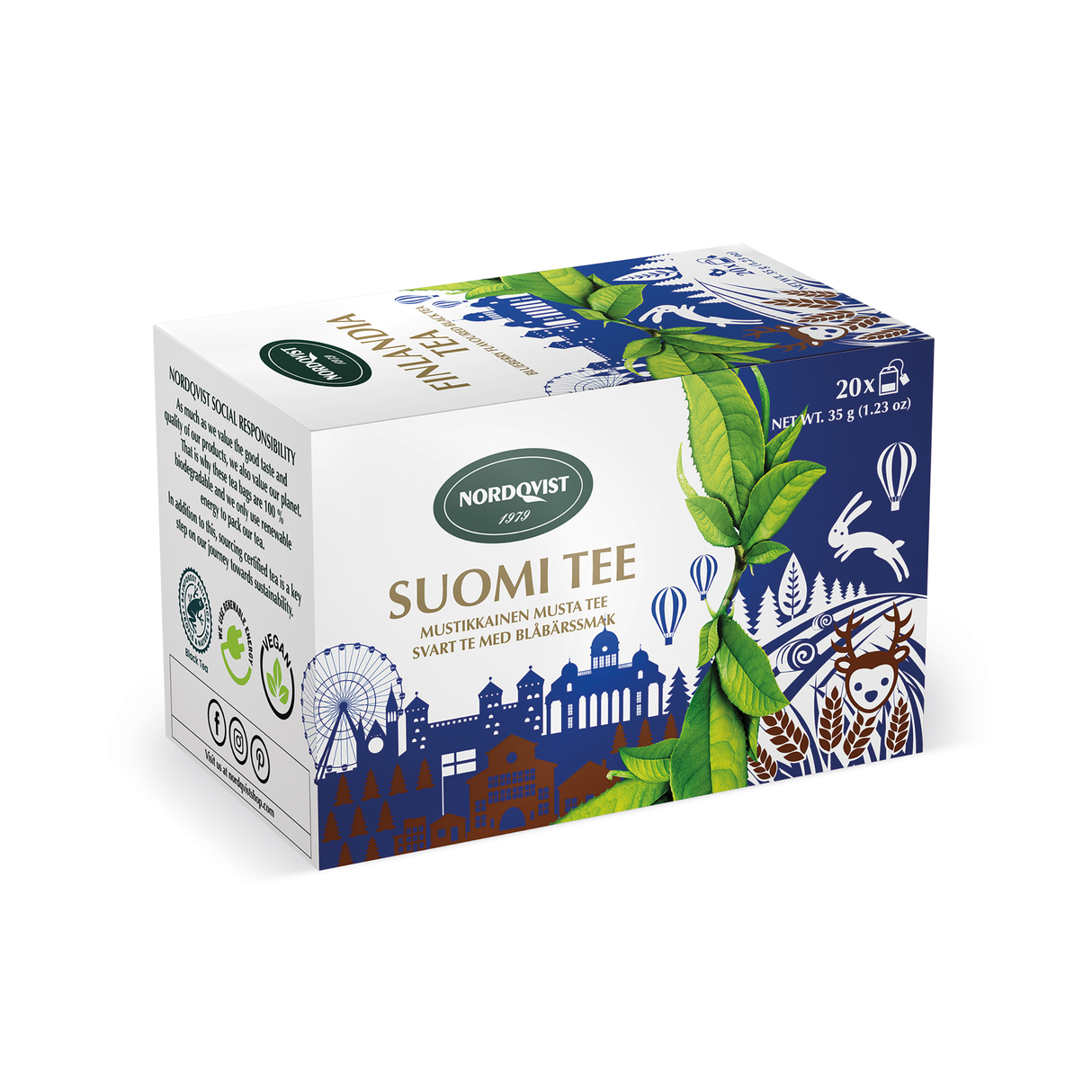 Nordqvist Finland tea 20 x 1.75 g RFA