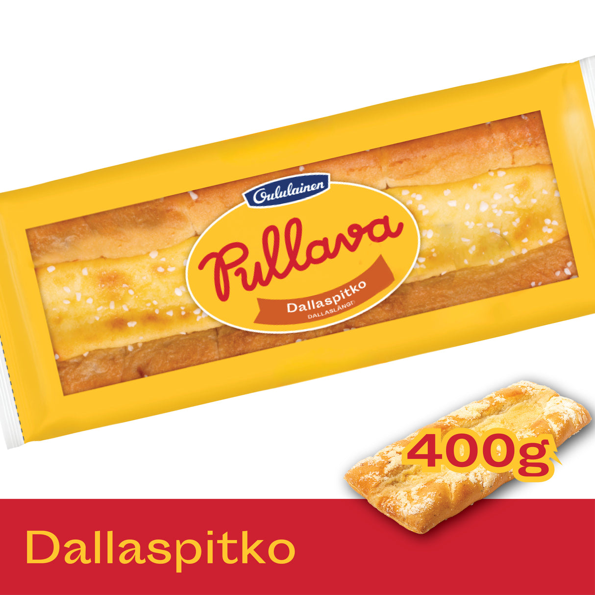 Oululainen Pullava Dallas sweet loaf 400g