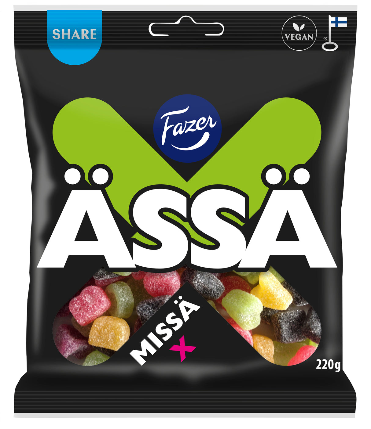 Fazer Ässä Missä X karkkipussi 220g