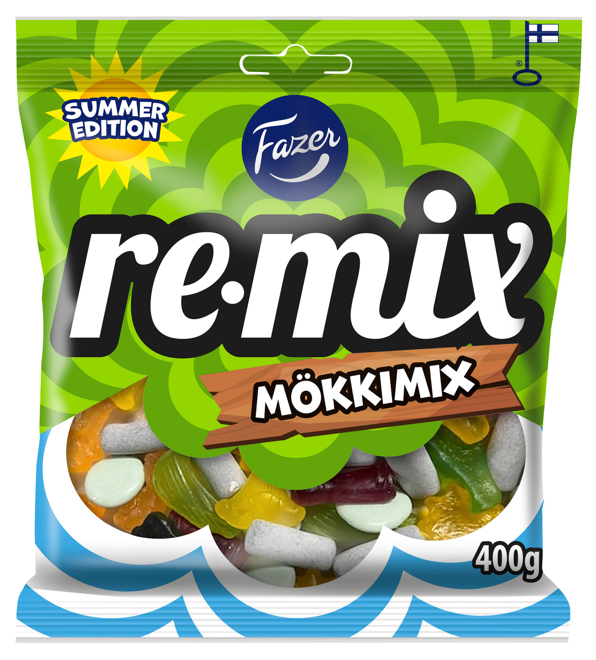 Fazer Remix Mökkimix karkkipussi 400g