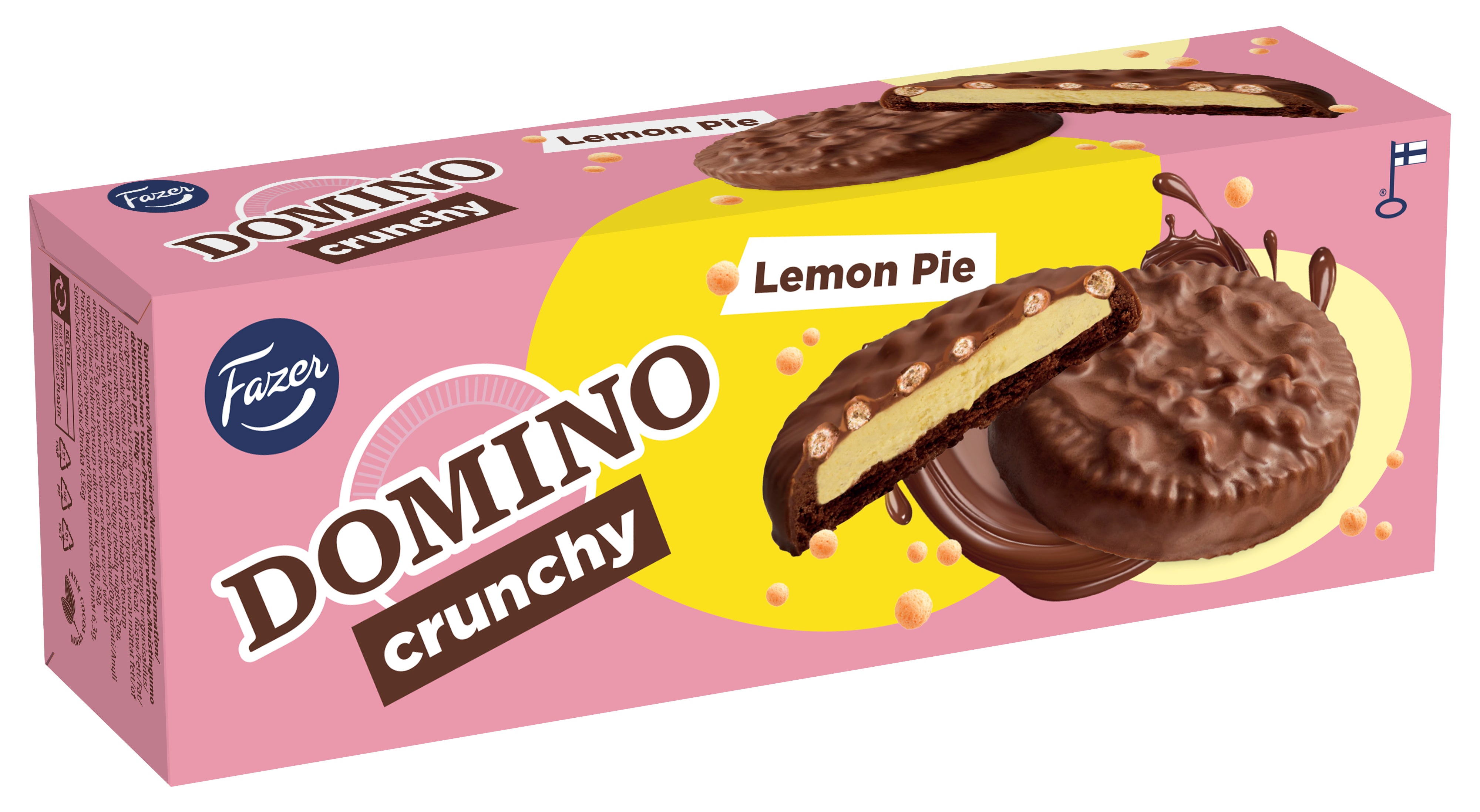 Fazer ドミノ クランチーレモンパイ おやつクッキー 150g – Suomikauppa.fi
