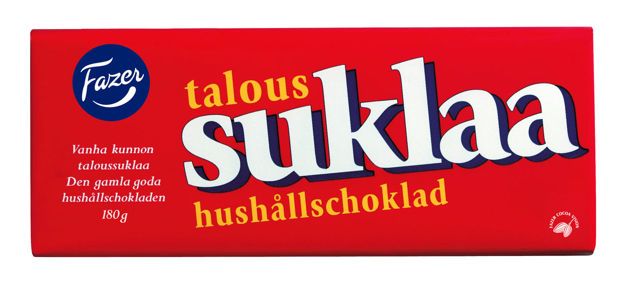 Fazer Taloussuklaa chocolate tablet 180g