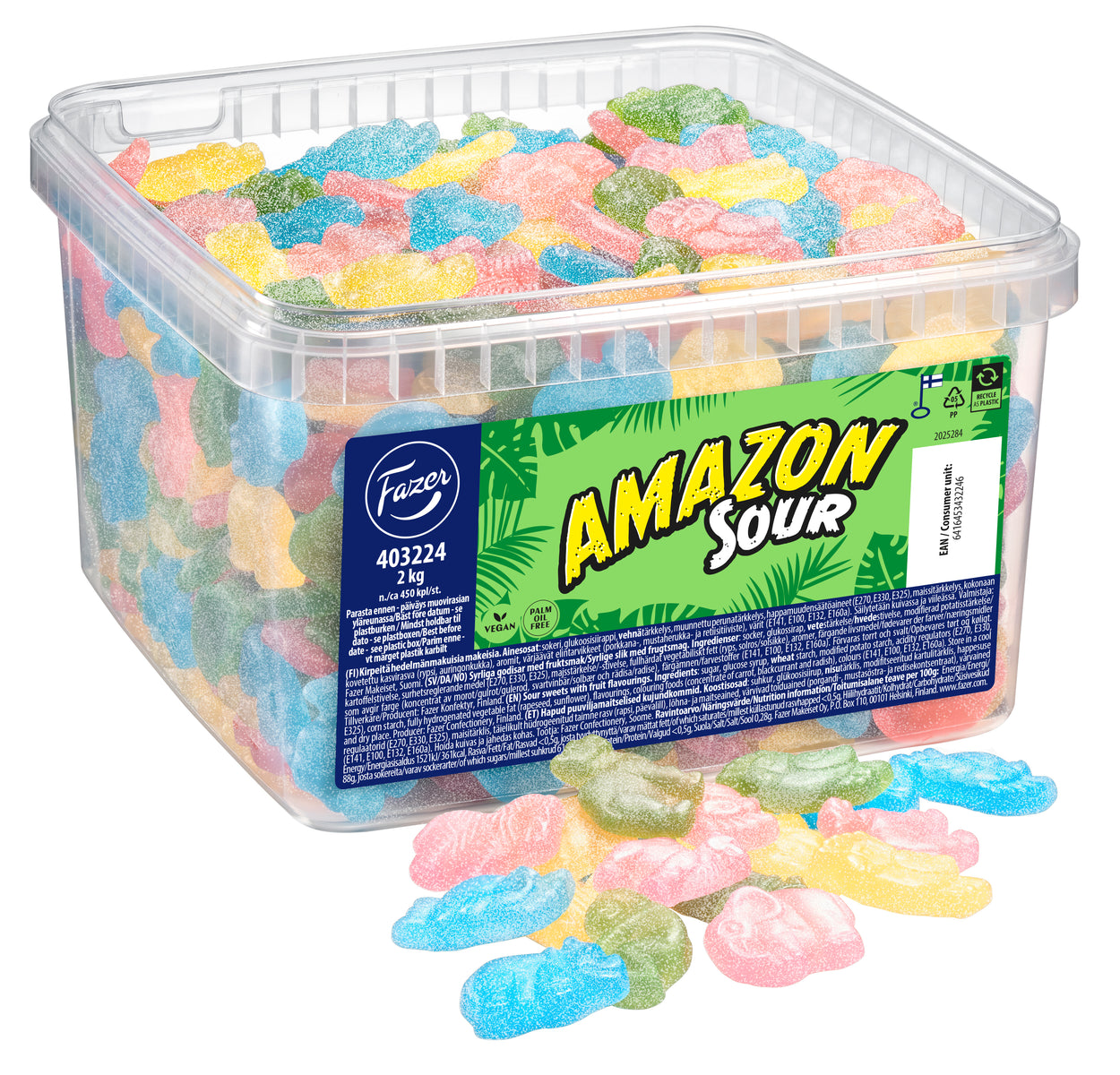 Fazer Amazon Sour Irtokarkki 2 0kg Suomikauppa fi Fazer Amazon Sour Irtokarkki 2 0kg Suomikauppa fi