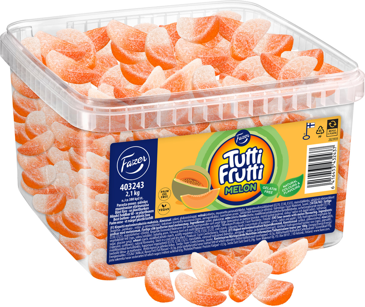 Fazer Tutti Frutti Melon P&M 2,1kg