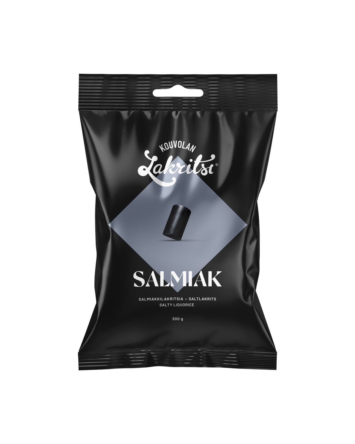 Kouvolan Lakritsi Salmiakkilakritsi 300g