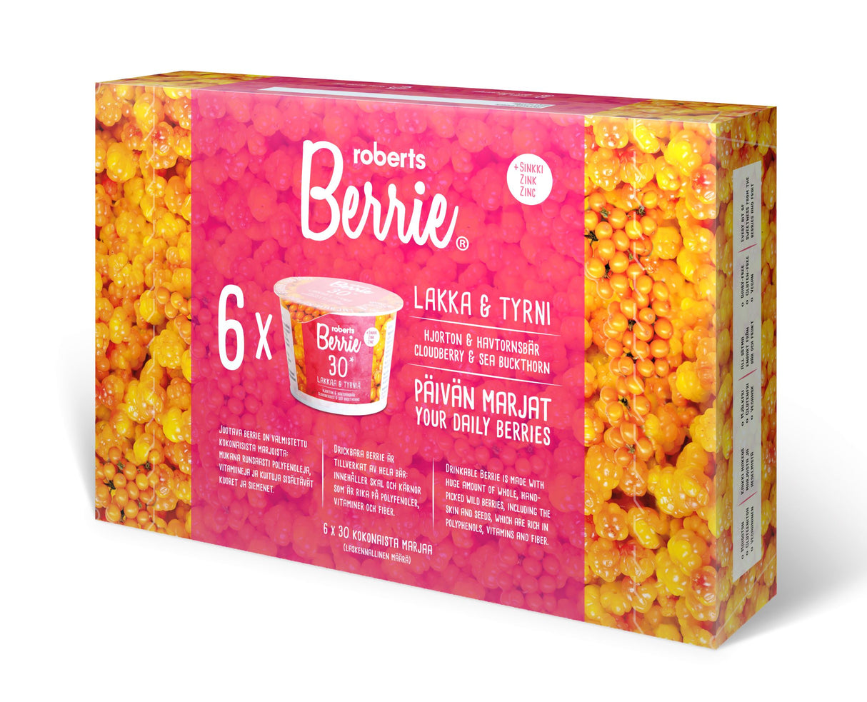 Roberts Berrie lakka & tyrni 100 ml 6pack