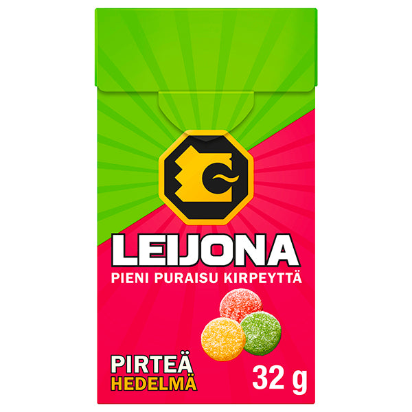 Leijona Pirteä Hedelmä pastille 32g