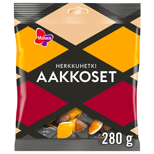 Malaco Aakkoset Herkkuhetki confectionery mix 280g