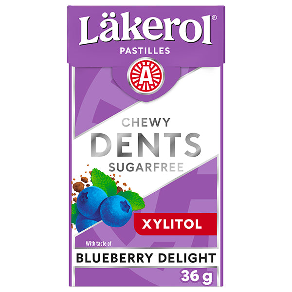 Läkerol Dents Blueberry Delight xylitol pastille 36g
