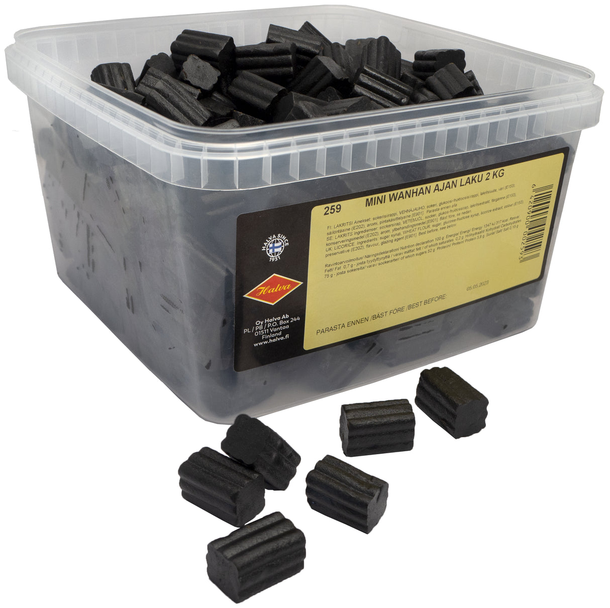 Halva Mini Old Time Licorice 2.0 kg