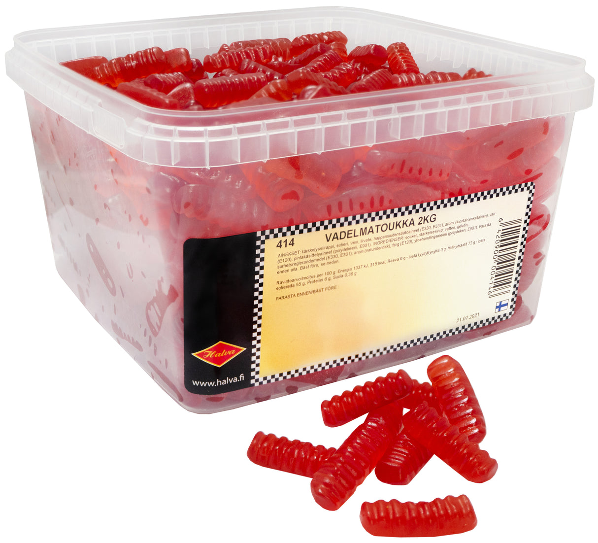 Halva Raspberry flavoured jellies 2.0 kg