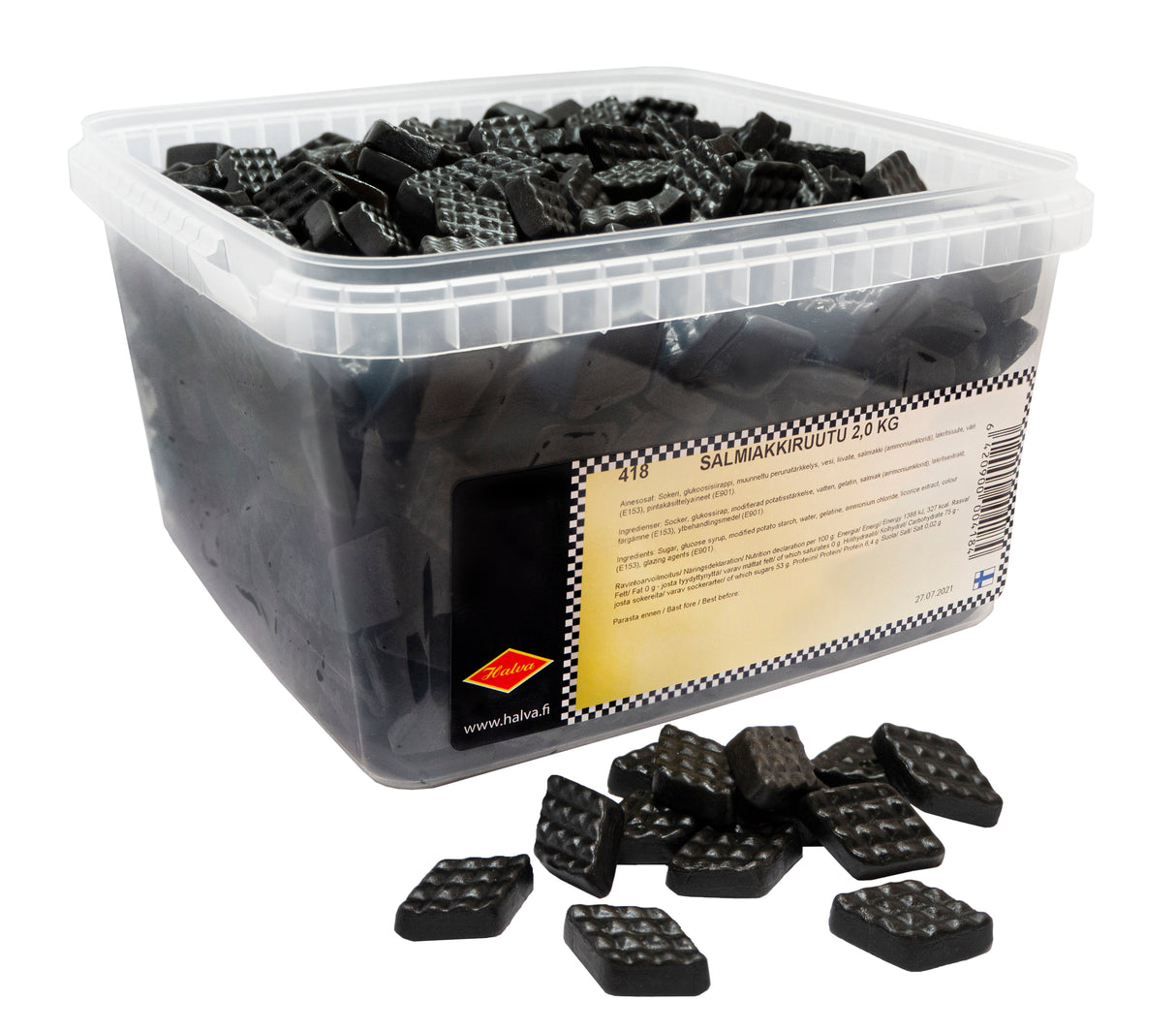 Halva Salty Diamond Jellies 2.0 kg