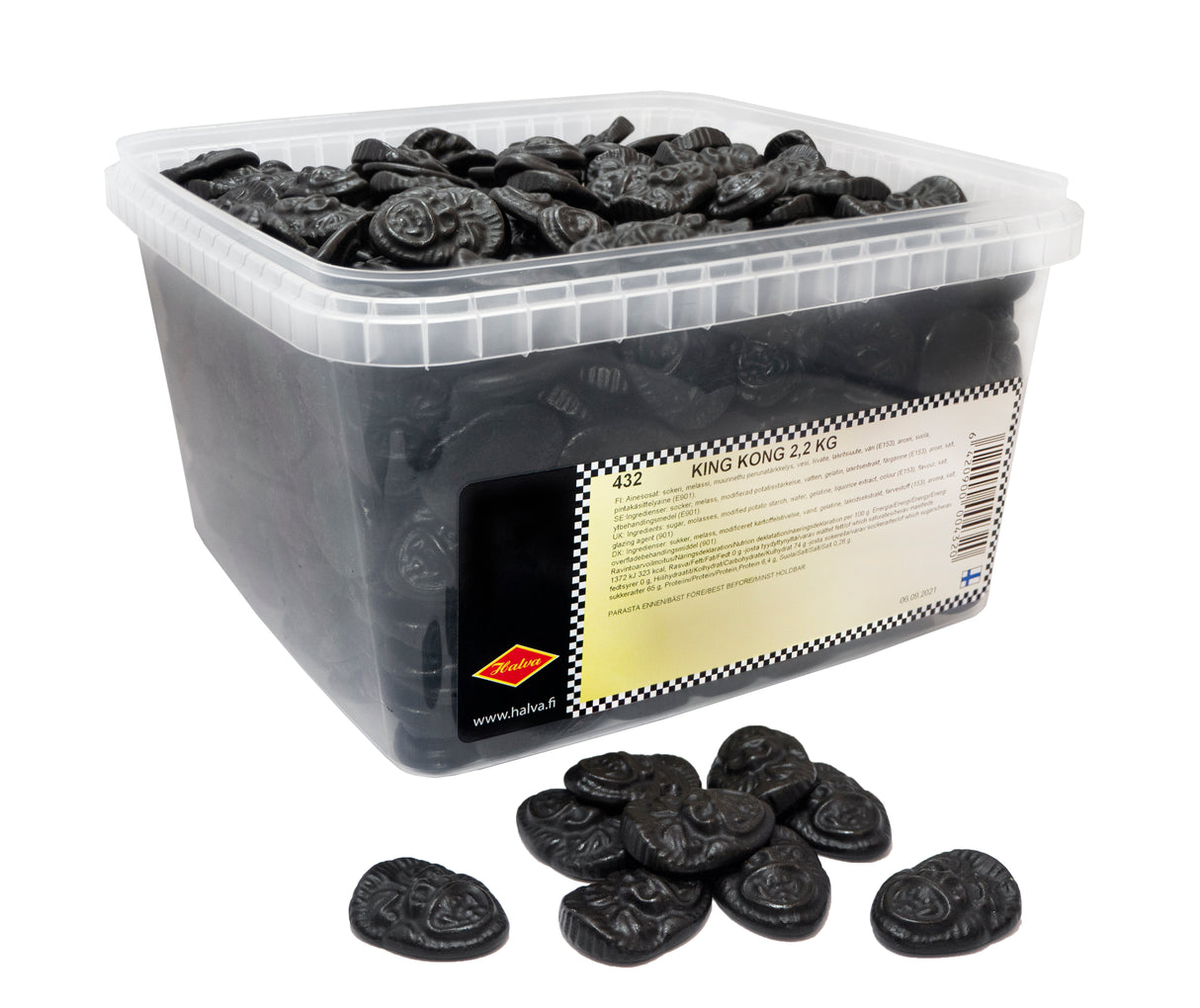 Halva King Kong licorice sweet 2.2 kg
