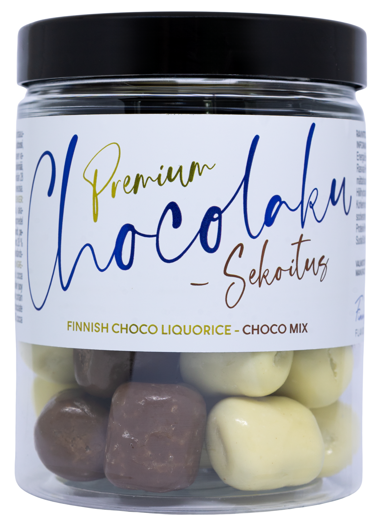 Finnish Flavours Premium white choco liquorice - Choco mix 160g