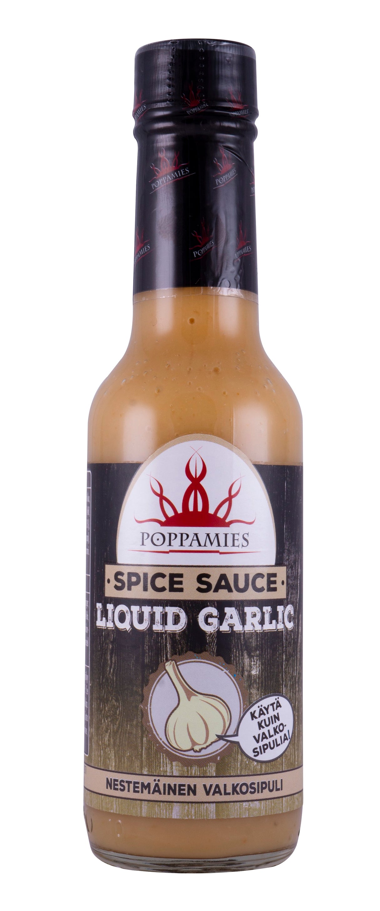 Poppamies Spice Sauce Liquid Garlic maustekastike 150ml