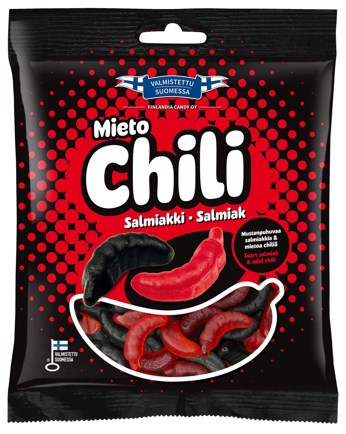 Finlandia Candy Chili salmiakki 100g makeissekoitus