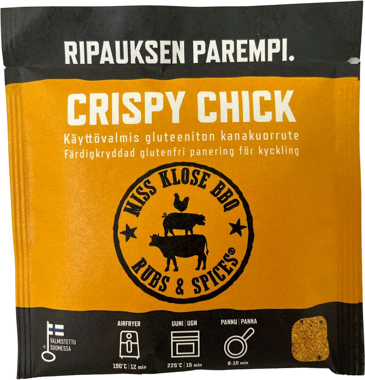 Miss Klose käyttövalmis gluteeniton kanakuorrute Crispy Chick 40 g