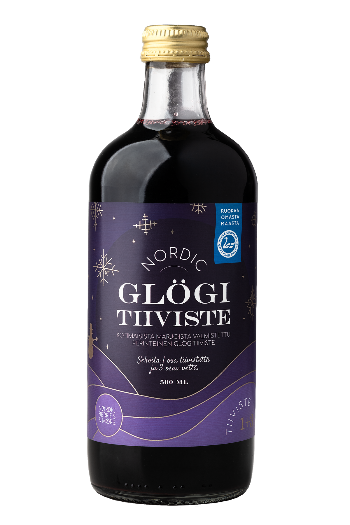 Nordisk Glögitiiviste 0% 1+3 0,5L