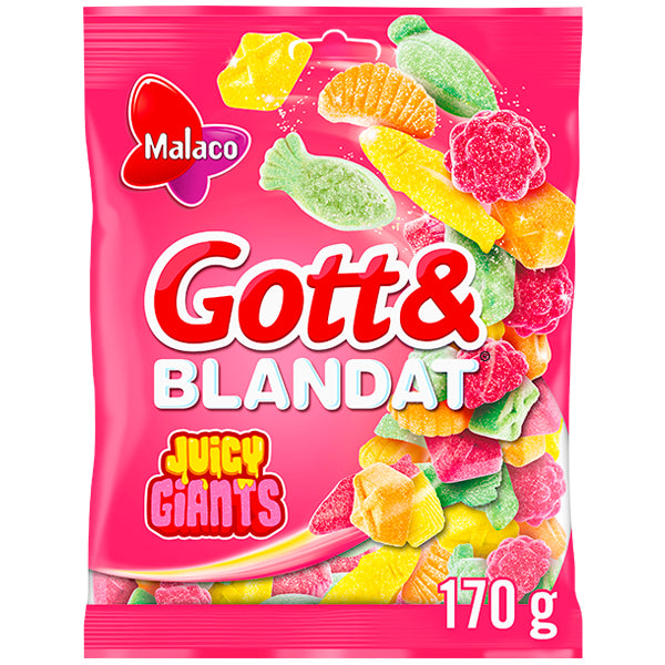 Malaco Gott&Blandat Juicy Giants makeissekoitus 170g