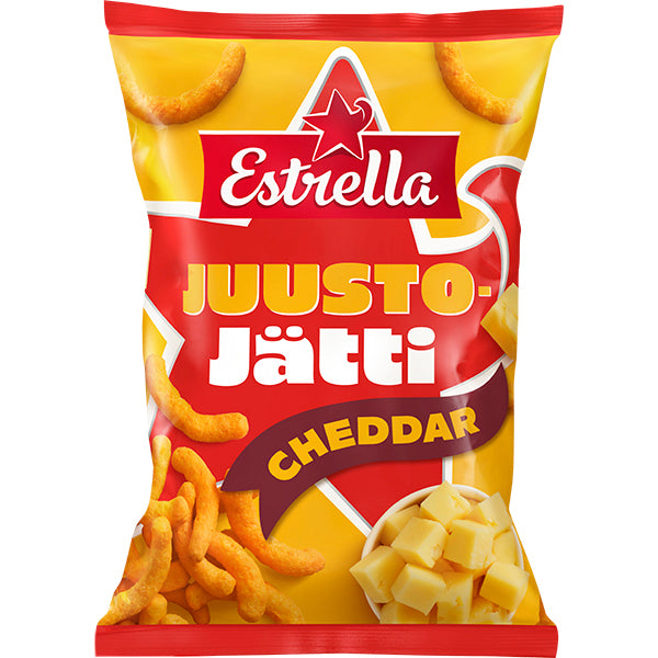 Estrella Juusto-Jätti Cheddar 200g