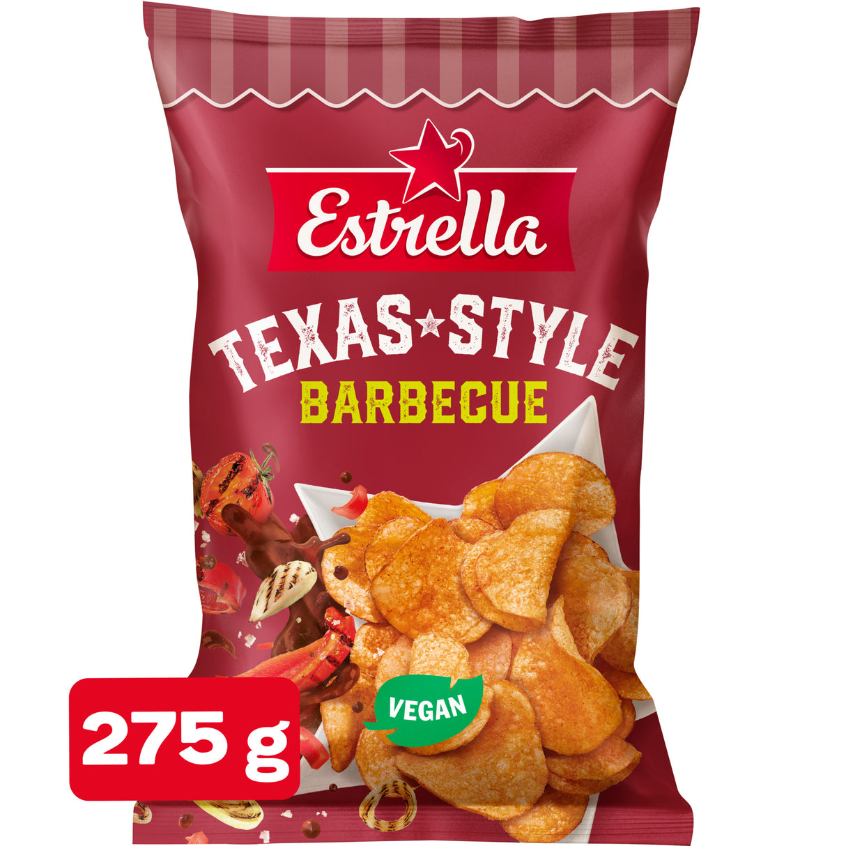 Estrella sipsi Texas style barbecue 275g