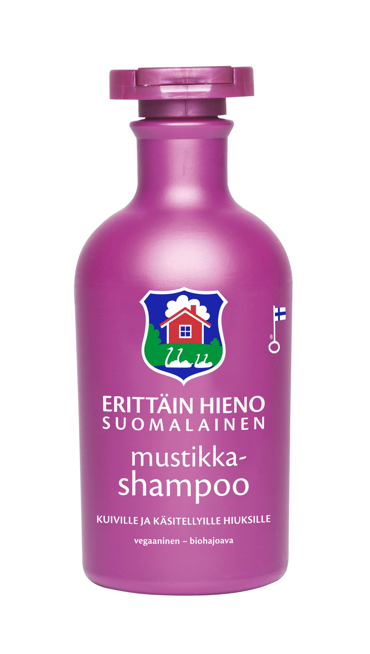Erittäin Hieno Suomalainen Mustikkashampoo 300ml