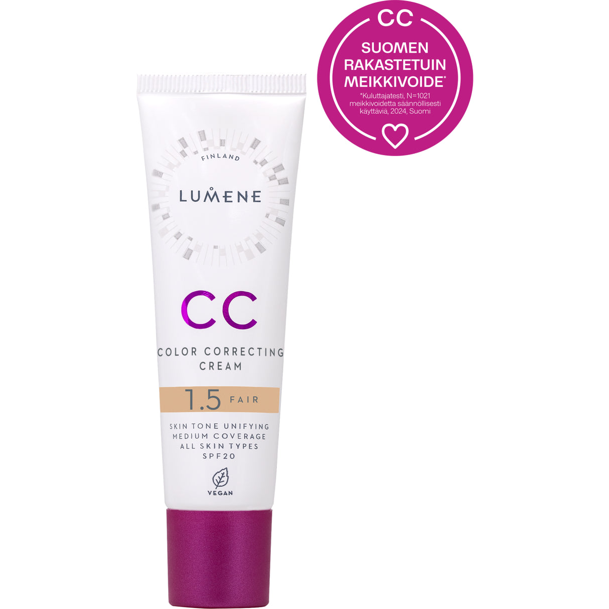 Lumene CC Color Correcting Meikkivoide SK20 1.5 Fair 30 ml