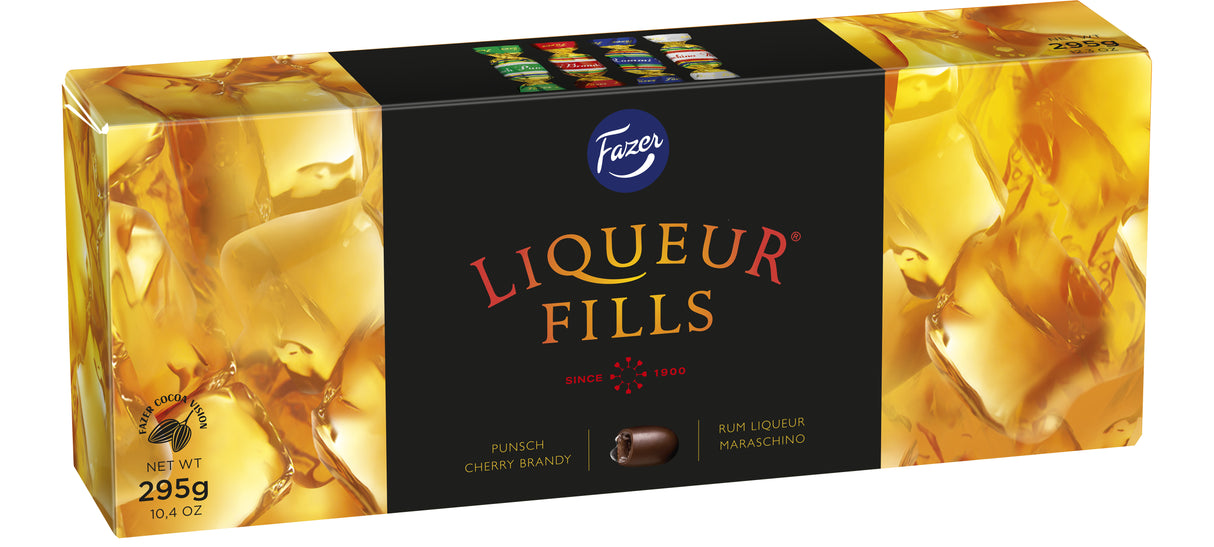 Fazer Liqueur Fills liqueur filled chocolates 295g