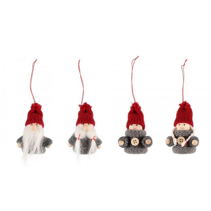 Winteria Branch Decoration Christmas Elves 4 pcs