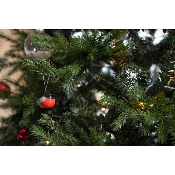 Winteria Branch Decoration Red Bullfinch 3 pcs pack