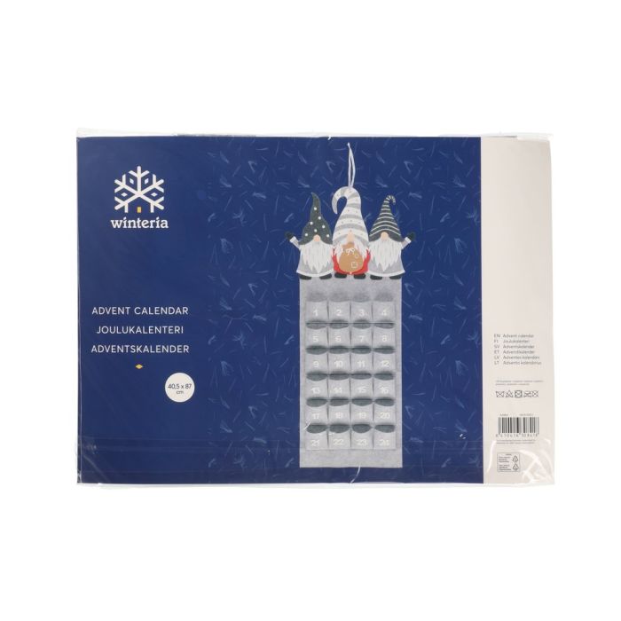 Winteria Seinäkalenteri Tontut 87 cm