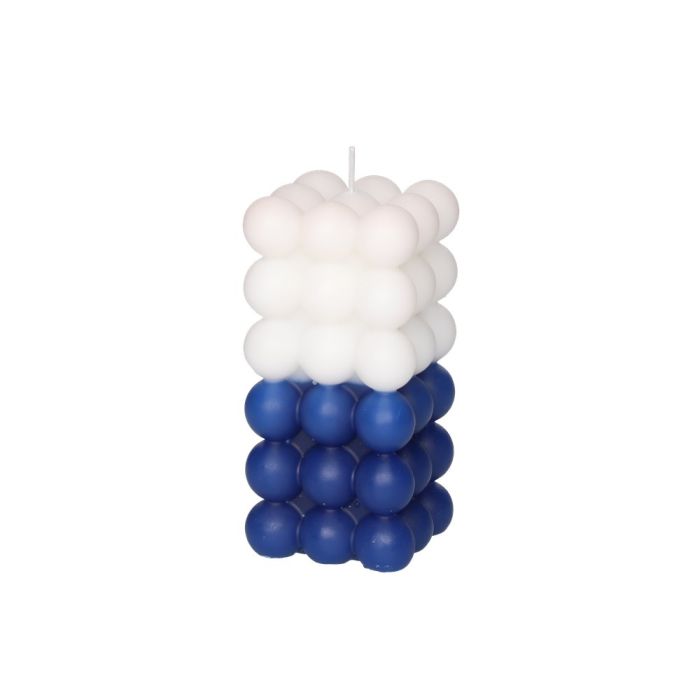 Polar Bubble Candle Finland´s Independence Day blue-white 12 cm