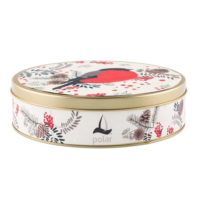 Polar Lämpökynttilä 4h metallirasiassa 57 kpl Punatulkku