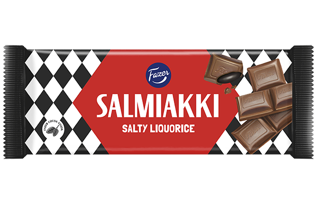 Fazer Salmiakki suklaalevy 100g