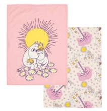 Moomin tea towel set 50x70 Heart cones