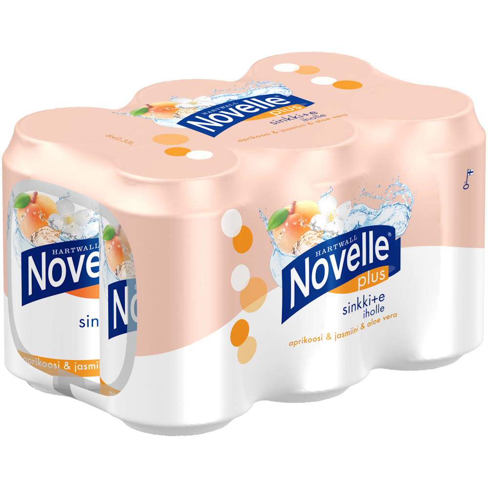 6 x Hartwall Novelle Plus Zink + E 0,33 l
