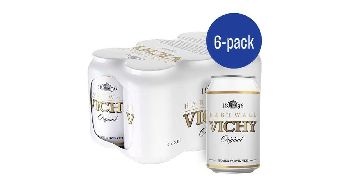 6 x Hartwall Vichy Original kivennäisvesi 0,33 l