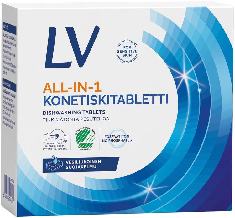 LV all-in-one konetiskitabletti 40kpl