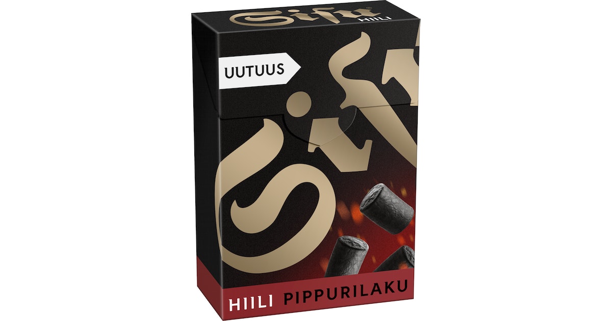 Sisu Hiili Pippurilaku pastilli 80g