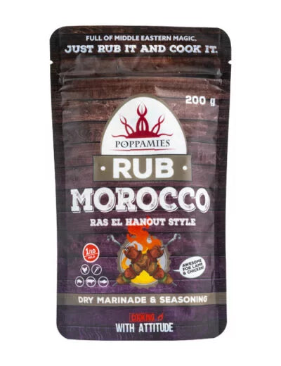 Poppamies Rub Morocco mausteseos 200g
